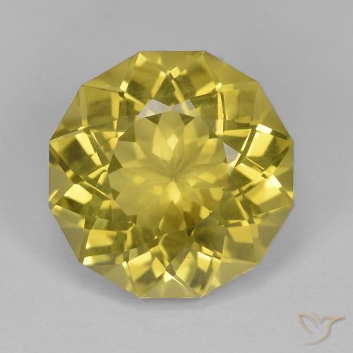 9.52ct Naturel Jaune brunâtre Quartz, Fantaisie, VS