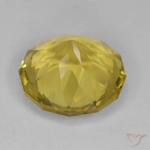 Quartz Jaune brunâtre naturelle Fantaisie, 9.52 ct, VS