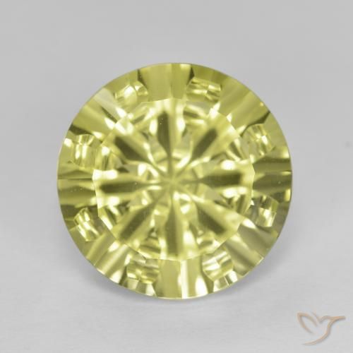 5.42ct Naturel Jaune moyen Quartz, Tour, VVS