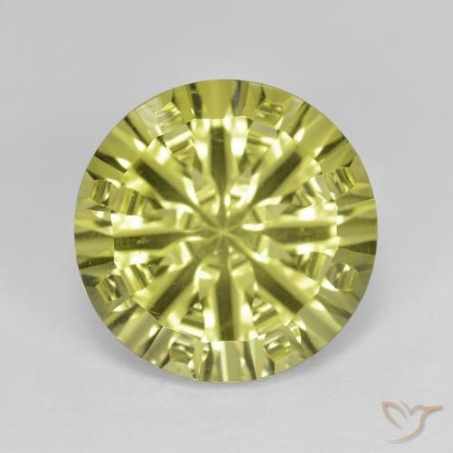 5.35ct Naturel Jaune moyen Quartz, Tour, VVS