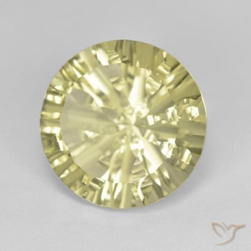 Quartz Jaune crème pâle naturelle Tour, 5.47 ct, VVS