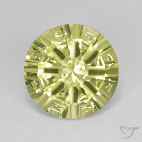 5.35ct Naturel Jaune citron Quartz, Tour, VVS