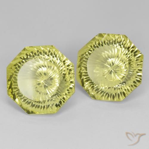 Shop natural 25.26ct Jaune moyen Quartz gems, Octogone / coupe Émeraude, from Brésil at GemSelect. In stock, global shipping!