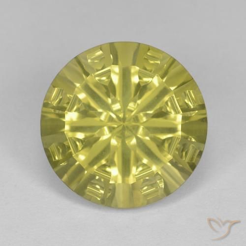 5.41ct Naturel Jaune moyen Quartz, Tour, VVS