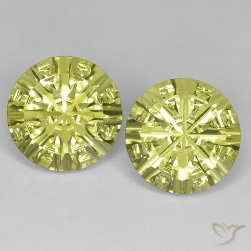 10.60ctw Naturel Jaune verdâtre Quartz, Tour, VVS