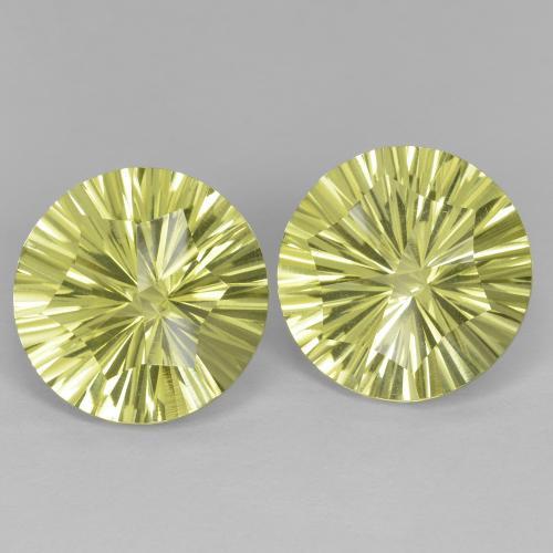 Achetez naturel 10,03ct jaune quartz gems, coupe roude, en provenance brésil chez gemselect. en stock, livraison internationale!