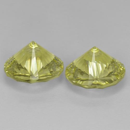 Achetez naturel 10,03ct jaune quartz gems, coupe roude, en provenance brésil chez gemselect. en stock, livraison internationale!