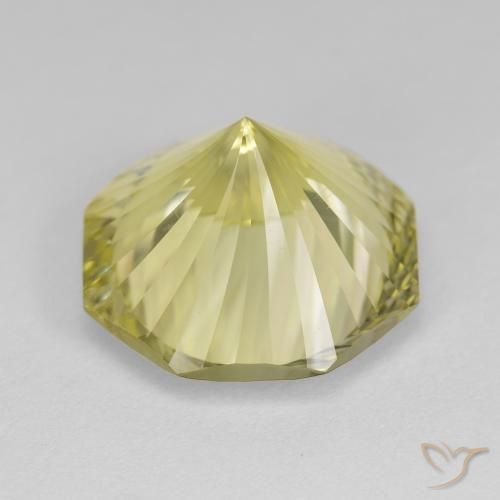 Quartz Jaune moyen naturelle Octogone / coupe Émeraude, 9.14 ct, VVS