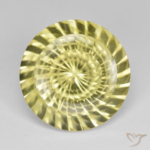 11.52ct Naturel Jaune ananas léger Quartz, Tour, VVS-VS