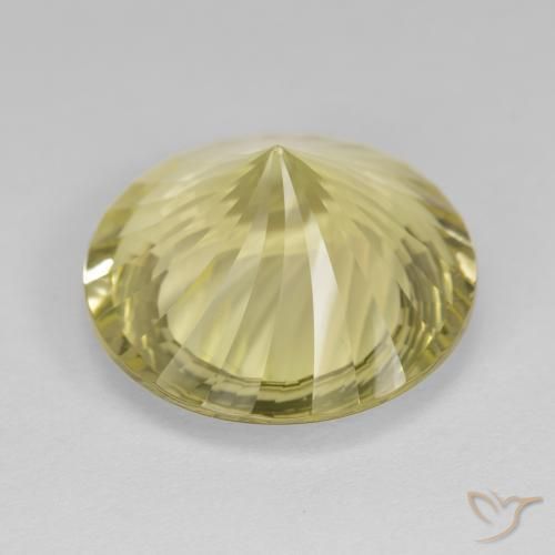 Quartz Jaune ananas léger naturelle Tour, 11.52 ct, VVS-VS