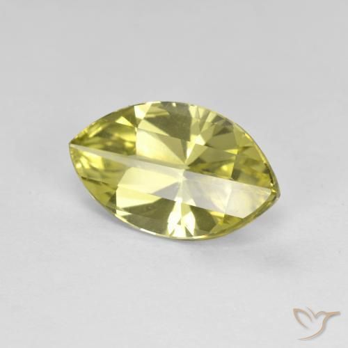 Quartz Jaune moyen naturelle Marquise, 2.62 ct, VVS