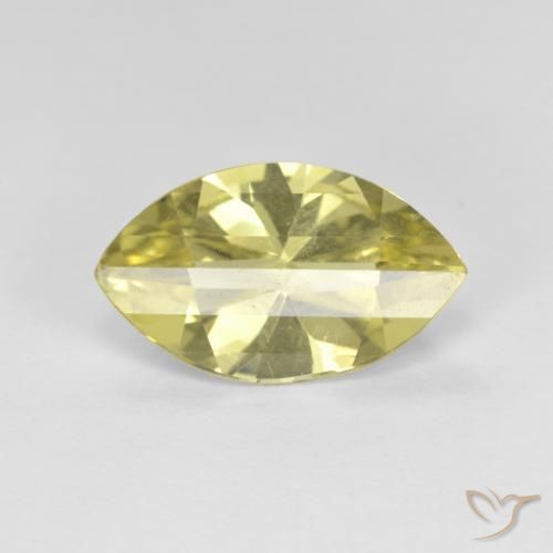2.19ct Naturel Jaune clair Quartz, Marquise, VVS