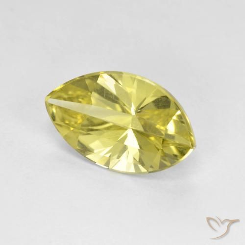 Quartz Jaune moyen naturelle Marquise, 2.70 ct, VVS