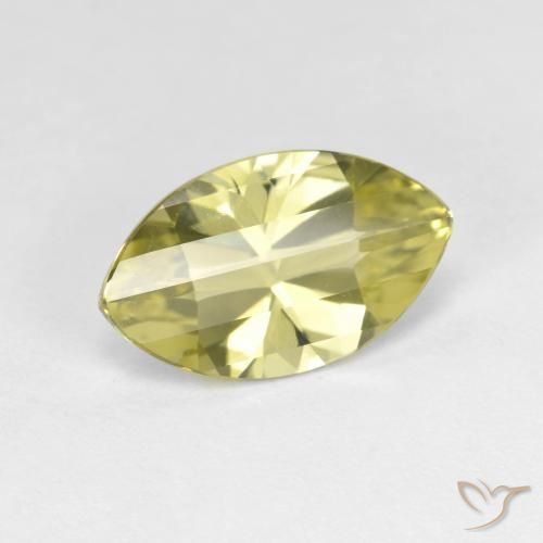 Quartz Jaune ananas naturelle Marquise, 2.55 ct, VVS