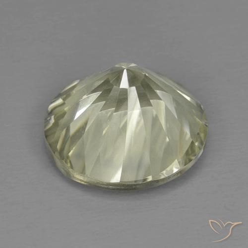 Quartz Jaune verdâtre clair naturelle Tour, 5.61 ct, VVS