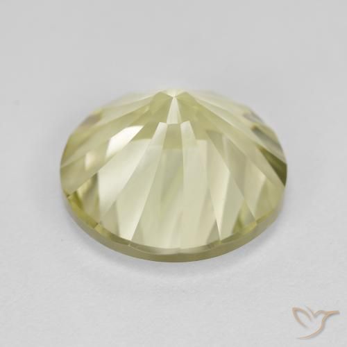 Quartz Jaune verdâtre clair naturelle Tour, 5.53 ct, VVS