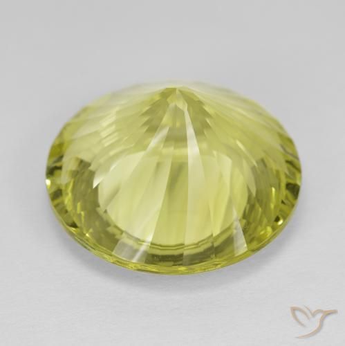 Quartz Jaune citron naturelle Tour, 16.42 ct, VVS