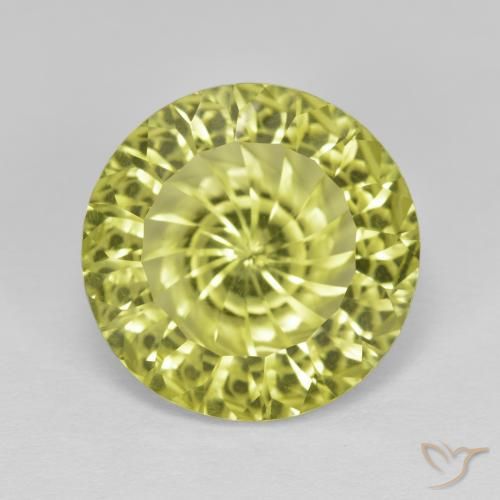 7.74ct Naturel Jaune moyen Quartz, Tour, VVS