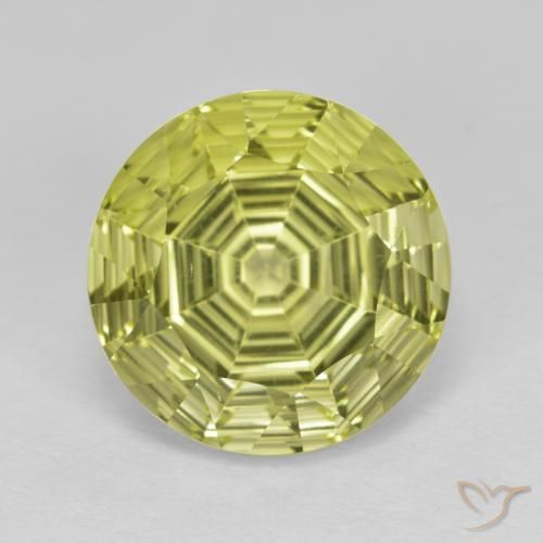 6.23ct Naturel Jaune citron Quartz, Tour, VVS