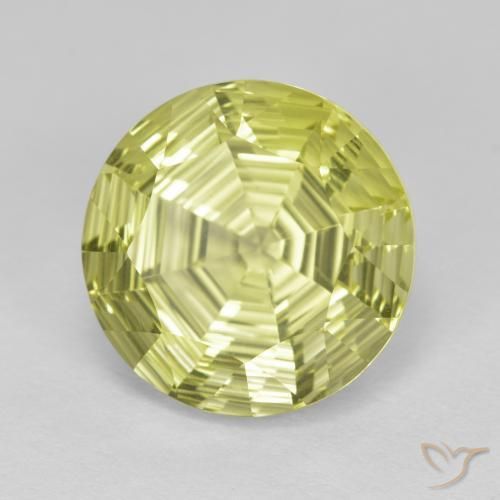 Quartz Jaune citron naturelle Tour, 6.23 ct, VVS