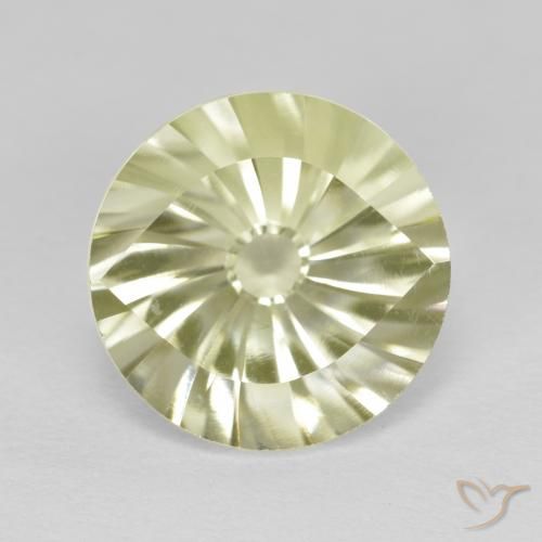 5.26ct Naturel Jaune gris moyen Quartz, Tour, VVS