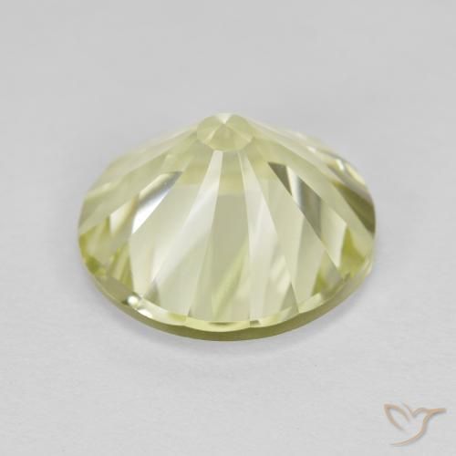 Quartz Jaune gris moyen naturelle Tour, 5.26 ct, VVS