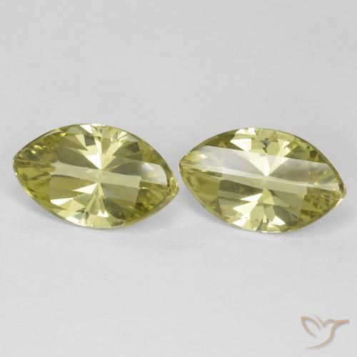 Shop natural 5.31ct Jaune clair Quartz gems, Marquise, from Brésil at GemSelect. In stock, global shipping!
