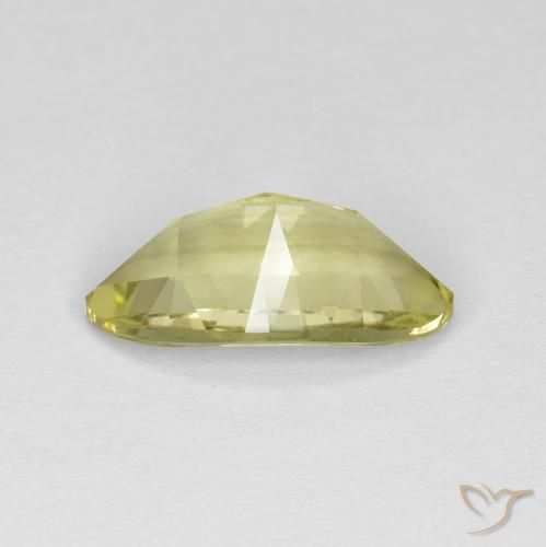 Quartz Jaune verdâtre naturelle Marquise, 2.71 ct, VVS