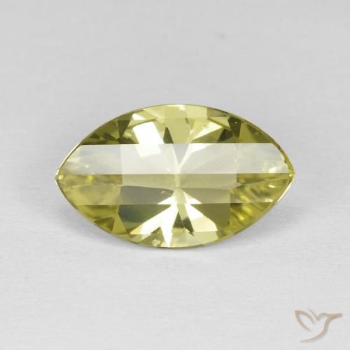 Quartz Jaune moyen naturelle Marquise, 2.62 ct, VVS