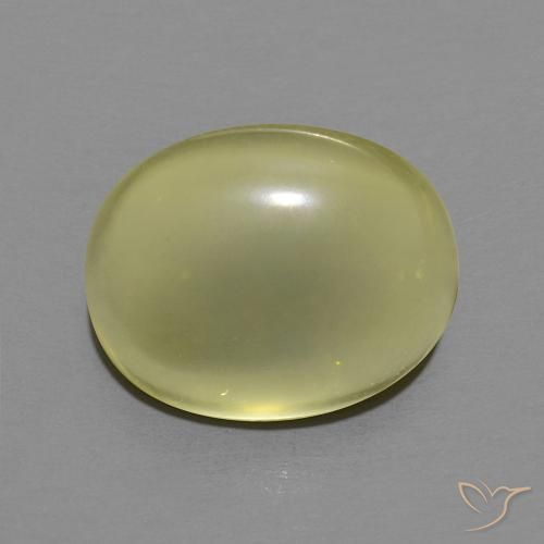 Quartz Jaune moyen naturelle ovale, 5.21 ct, Transparent