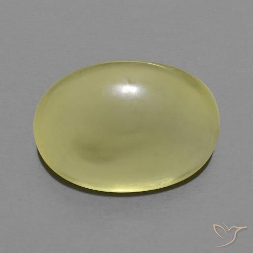6.92ct Naturel Jaune moyen Quartz, ovale, Transparent