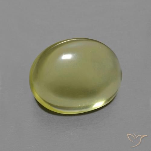 3.82ct Naturel Jaune citron Quartz, ovale, Transparent