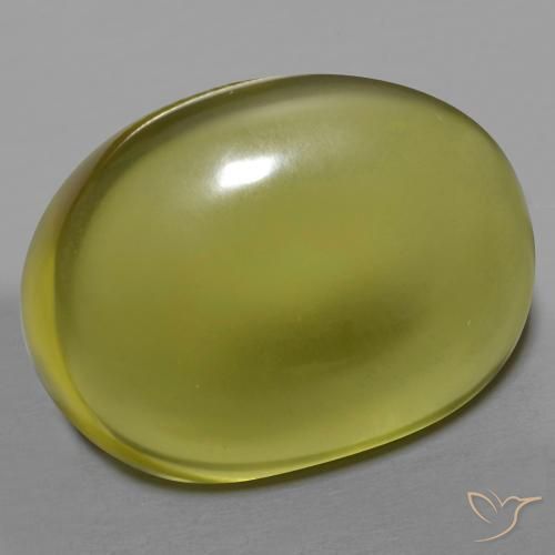 Quartz Jaune moyen naturelle ovale, 47.37 ct, Transparent
