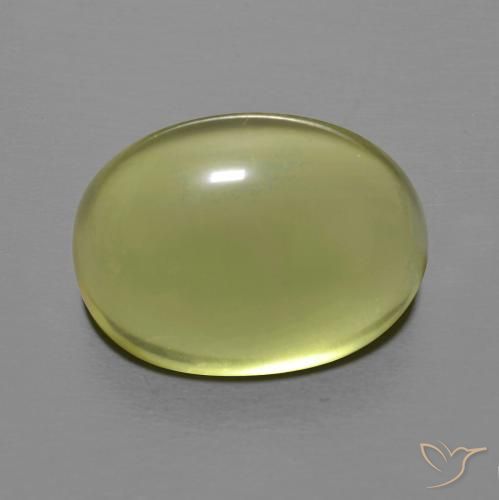 11.59ct Naturel Jaune moyen Quartz, ovale, Transparent