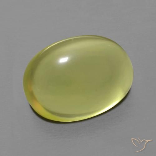 Quartz Jaune moyen naturelle ovale, 11.59 ct, Transparent