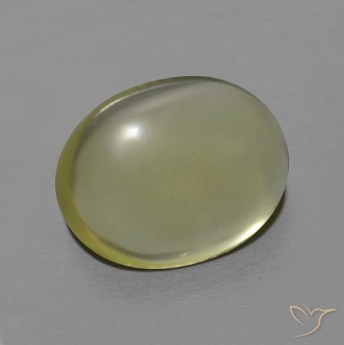 Quartz Jaune moyen naturelle ovale, 7.60 ct, Transparent
