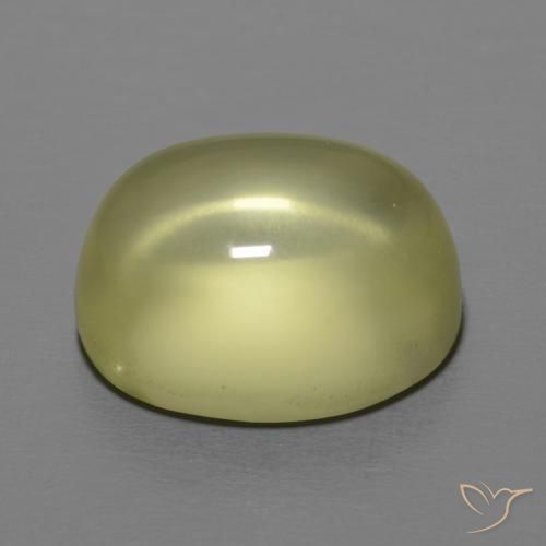 Quartz Jaune citron naturelle ovale, 10.47 ct, Transparent