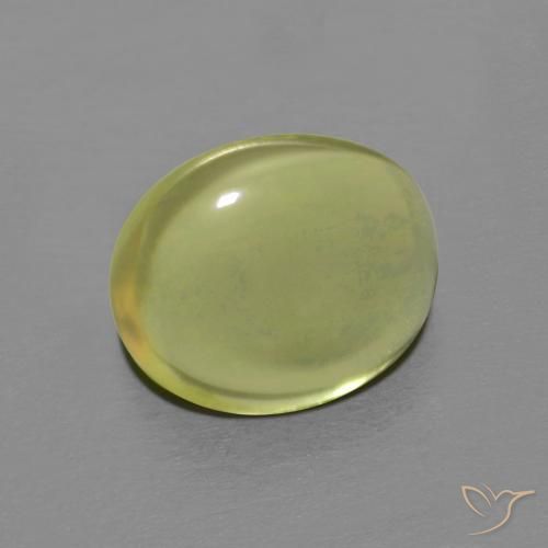 Quartz Jaune moyen naturelle ovale, 3.55 ct, Transparent