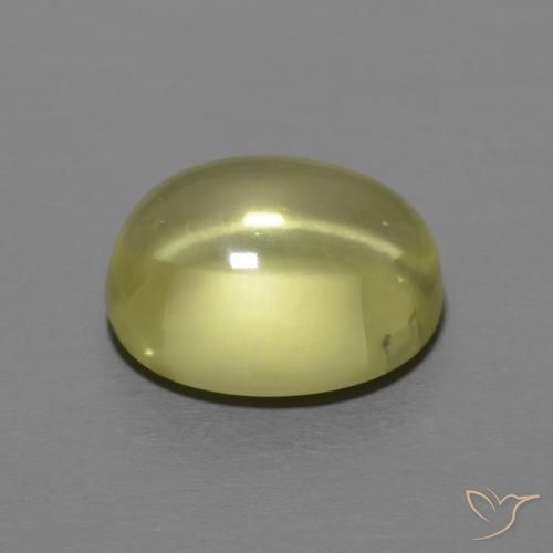 Quartz Jaune moyen naturelle ovale, 3.55 ct, Transparent