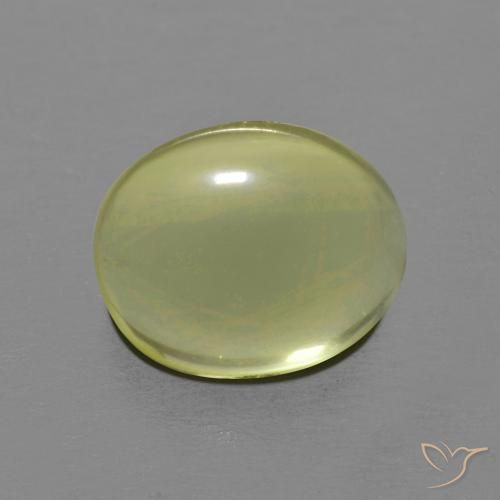 3.59ct Naturel Jaune maïs Quartz, ovale, Transparent