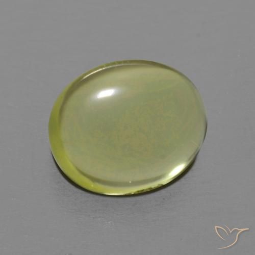 Quartz Jaune maïs naturelle ovale, 3.59 ct, Transparent