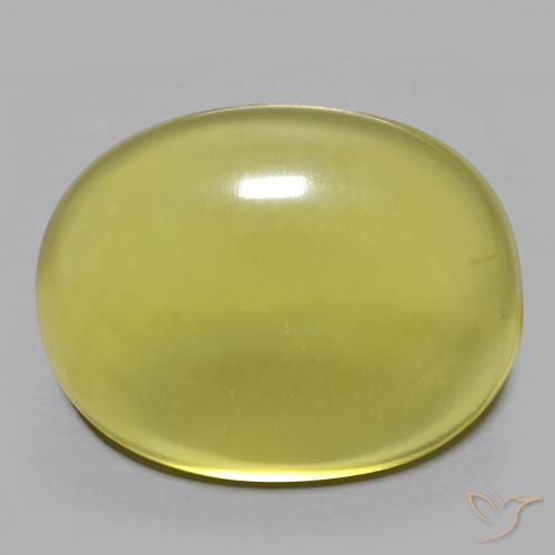 41.02ct Naturel Jaune moyen Quartz, ovale, Transparent
