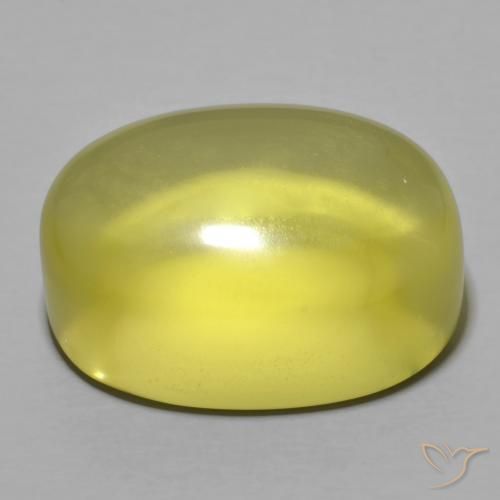 Quartz Jaune moyen naturelle ovale, 41.02 ct, Transparent