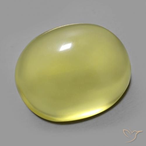 24.95ct Naturel Jaune moyen Quartz, ovale, Transparent