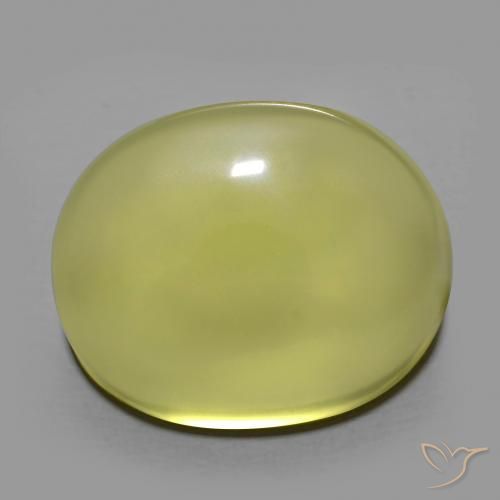 Quartz Jaune moyen naturelle ovale, 24.95 ct, Transparent