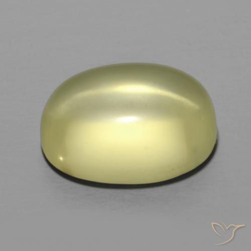 Quartz Jaune moyen naturelle ovale, 10.90 ct, Transparent
