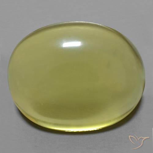 29.47ct Naturel Jaune moyen Quartz, ovale, Transparent