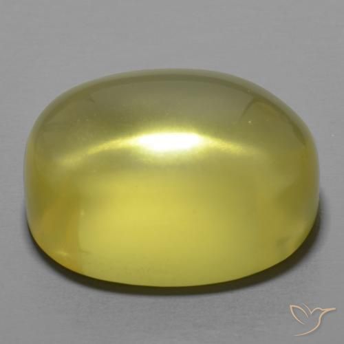 Quartz Jaune moyen naturelle ovale, 29.47 ct, Transparent