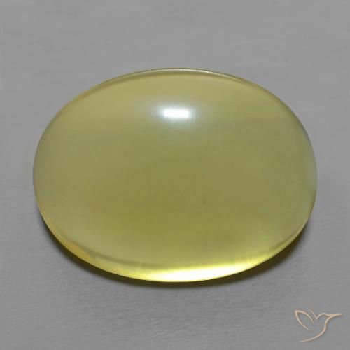 18.16ct Naturel Jaune moyen Quartz, ovale, Transparent