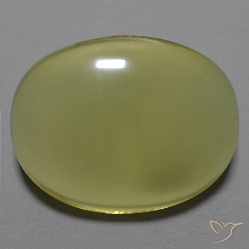 35.42ct Naturel Jaune clair Quartz, ovale, Transparent